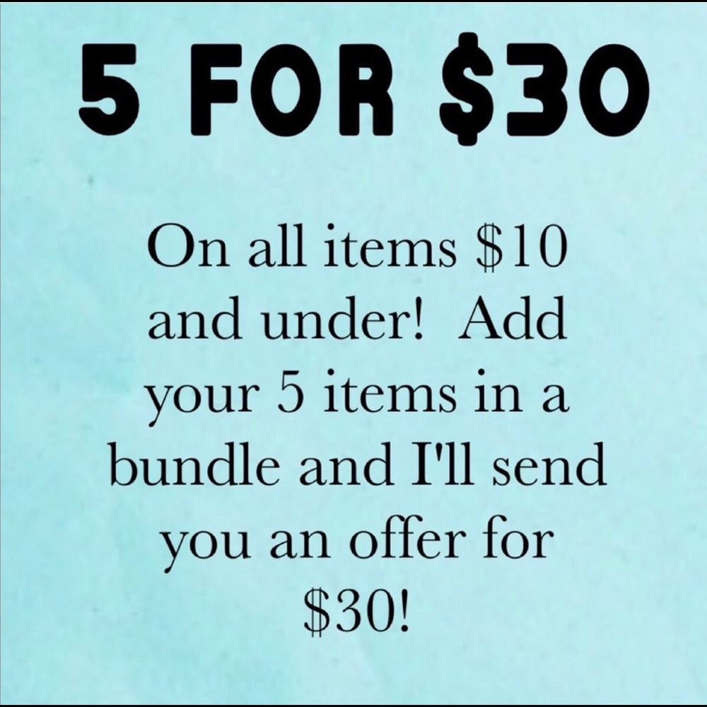 5/30 shirts all 10$ and under make a bundle